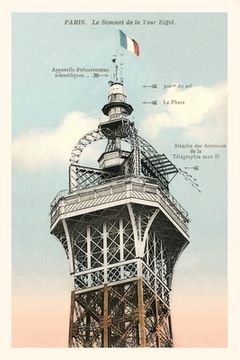 portada Vintage Journal Top of the Eiffel Tower (in English)