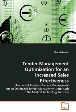 portada tender management optimization for an increased sales effectiveness (in English)
