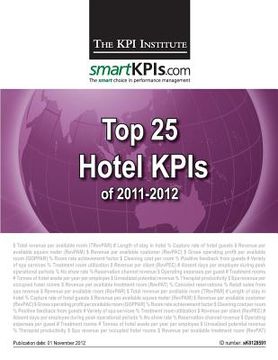 portada Top 25 Hotel KPIs of 2011-2012 (en Inglés)