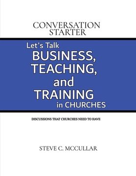 portada Conversation Starter: Let's Talk Business, Teaching, and Training in Churches (en Inglés)