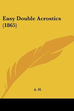 portada easy double acrostics (1865) (en Inglés)