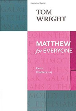 portada Matthew for Everyone: Chapters 1-15 Part 1 (en Inglés)