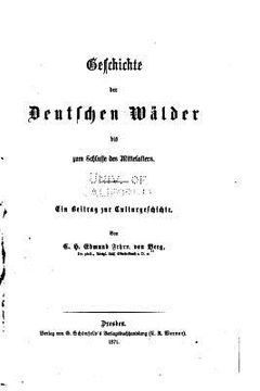 portada Geschichte der deutschen Wälder bis zum Schlusse des Mittelalters (en Alemán)