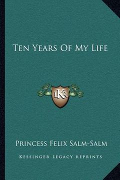 portada ten years of my life (in English)