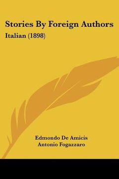 portada stories by foreign authors: italian (1898) (in English)