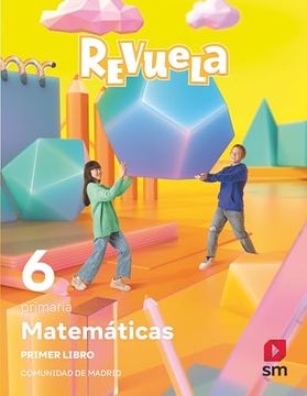 portada Matemáticas. Trimestres Temáticos. 6 Primaria. Revuela. Comunidad de Madrid