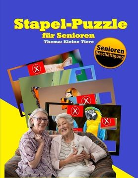 portada Stapel-Puzzle für Senioren: Thema: Kleine Tiere (in German)