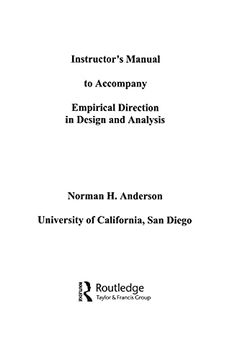 portada Empirical Direction in Design and Analysis (en Inglés)