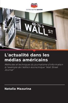 portada L'actualité dans les médias américains (en Francés)