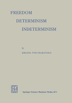 portada Freedom -- Determinism Indeterminism (in English)
