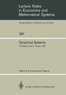 portada dynamical systems: proceedings of an iiasa (international institute for applied systems analysis) workshop on mathematics of dynamic proc