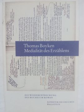 portada Medialität des Erzählens - die Wiederentdeckung des Buches im Roman (en Alemán)