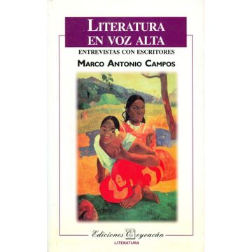 portada Literatura en voz alta: Entrevistas con escritores (in Spanish)