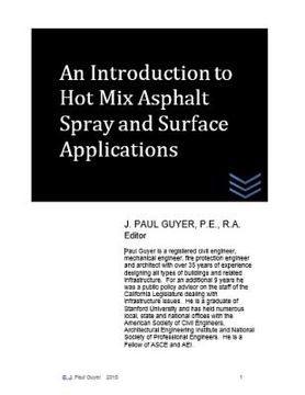 portada An Introduction to Hot Mix Asphalt Spray and Surface Applications (en Inglés)