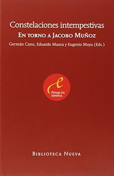 portada Constelaciones intempestivas en torno a Jacobo Muñoz