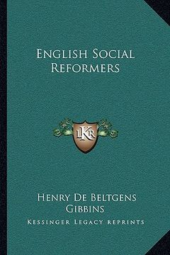 portada english social reformers (en Inglés)