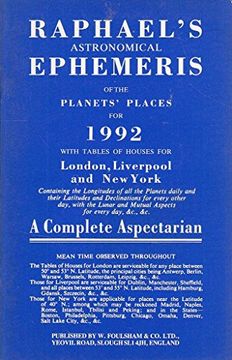 portada Raphael,S Astronomical Ephemeris 1992