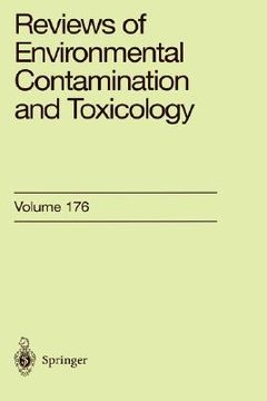 portada reviews of environmental contamination and toxicology 176 (in English)