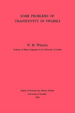 portada some problems of transitivity in swahili (en Inglés)