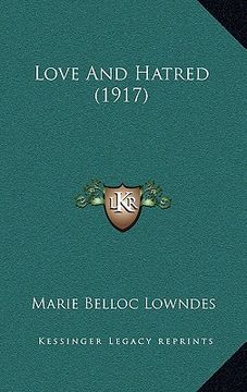 portada love and hatred (1917) (in English)