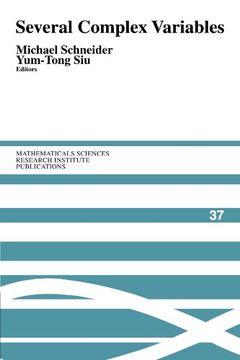 portada Several Complex Variables Paperback (Mathematical Sciences Research Institute Publications) (en Inglés)