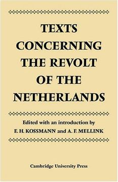 portada Texts Concerning the Revolt of the Netherlands (Cambridge Studies in the History and Theory of Politics) 