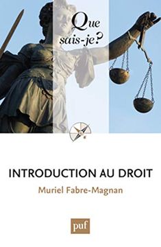 portada Introduction au Droit (Que Sais-Je? )