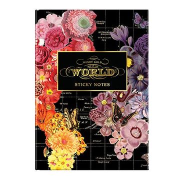 portada Wendy Gold Full Bloom Sticky Notes Hardcover Book (en Inglés)