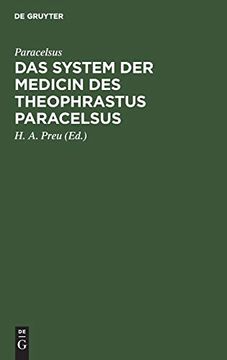 portada Das System der Medicin des Theophrastus Paracelsus (en Alemán)