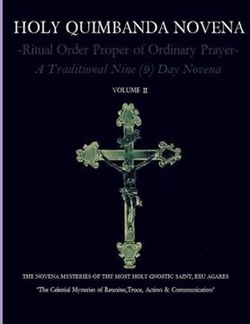 portada HOLY QUIMBANDA NOVENA OF THE MOST HOLY EXU AGARES, Vol II (en Inglés)