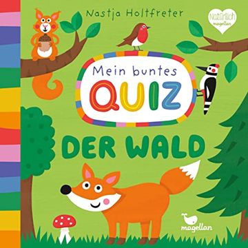 portada Mein Buntes Quiz - der Wald (en Alemán)