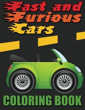 portada Fast and Furious Cars Coloring Book (in English)