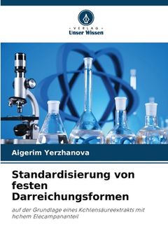 portada Standardisierung von festen Darreichungsformen (in German)