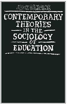 portada Contemporary Theories in the Sociology of Education (in English)