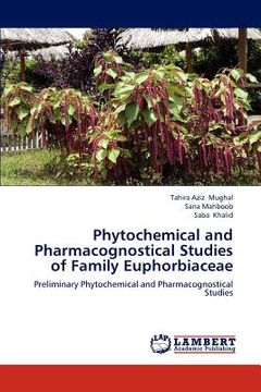 portada phytochemical and pharmacognostical studies of family euphorbiaceae (en Inglés)