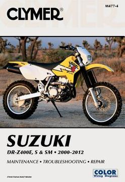 portada clymer suzuki dr-z400e, s & sm 2000-2012 (en Inglés)