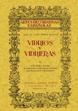 portada Artes decorativas españolas : vidrios y vidrieras