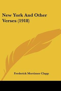 portada new york and other verses (1918) (en Inglés)