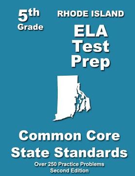 portada Rhode Island 5th Grade ELA Test Prep: Common Core Learning Standards (en Inglés)