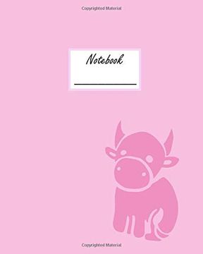 portada Not: Composition Book Journal With Pink Taurus Cover (Pink Zodiac Sign Not) 