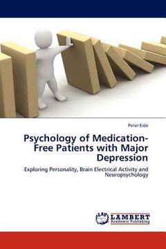 portada psychology of medication-free patients with major depression (en Inglés)