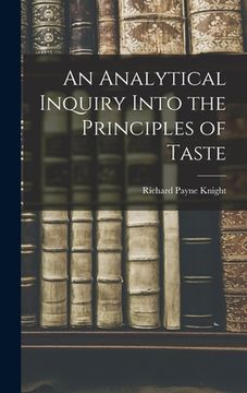 portada An Analytical Inquiry Into the Principles of Taste (in English)
