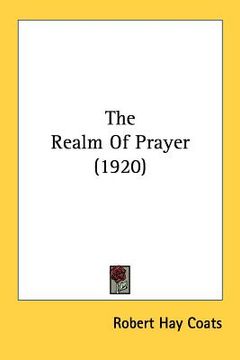 portada the realm of prayer (1920) (en Inglés)