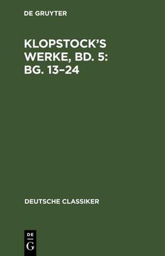 portada Klopstock¿ S Werke, Band 5 (en Alemán)