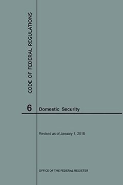 portada Code of Federal Regulations Title 6, Domestic Security, 2018 