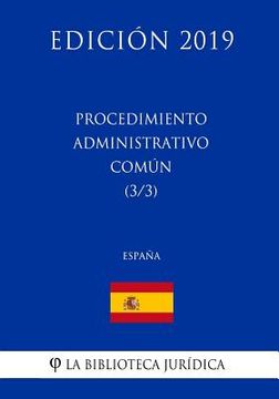 portada Procedimiento Administrativo Común (3/3) (España) (Edición 2019)