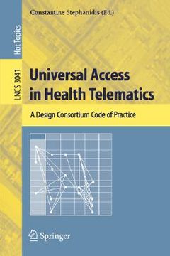 portada universal access in health telematics: a design code of practice (in English)