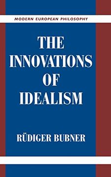portada The Innovations of Idealism Hardback (Modern European Philosophy) (en Inglés)