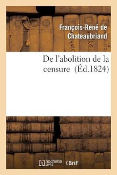 portada de l'Abolition de la Censure (in French)