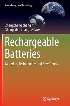 portada Rechargeable Batteries: Materials, Technologies and New Trends (en Inglés)